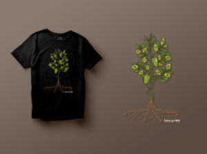 T-Shirt Design for Data Science Team that works with Farmers.  | Diseño de Camiseta por Akhtanbed