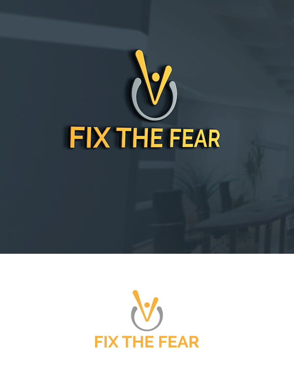 Logo Design by Ali Murtaza Qazi for Fix The Fear | Design: #27512388