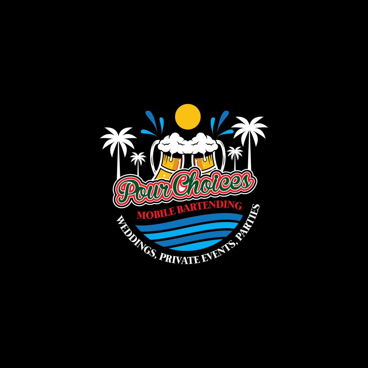 Diseño de Logo por brand maker para Pour Choices Bartending  | Diseño #27419973