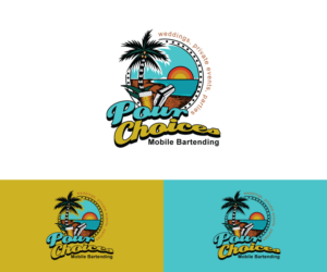 Pour Choices Mobile Bartending - weddings, private events, parties | Logo Design by Iris 3
