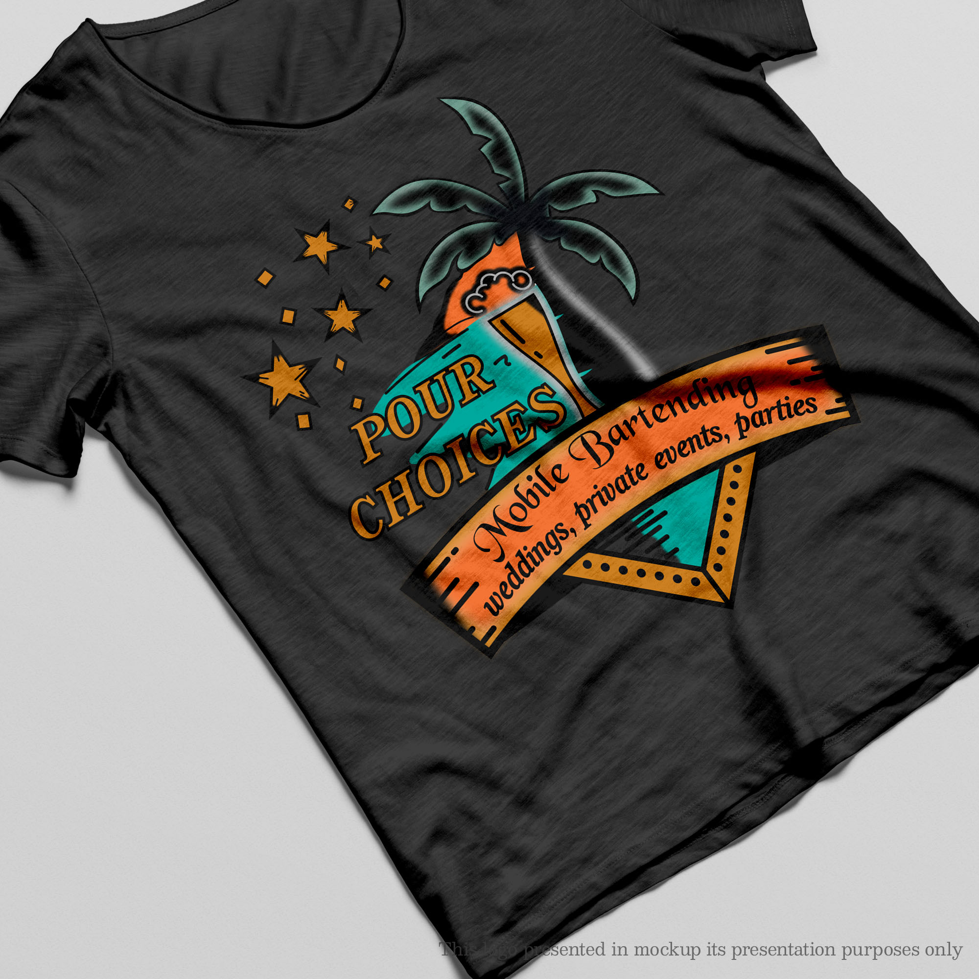 Logo Design by vidarshana 2 for Pour Choices Bartending  | Design #27414727