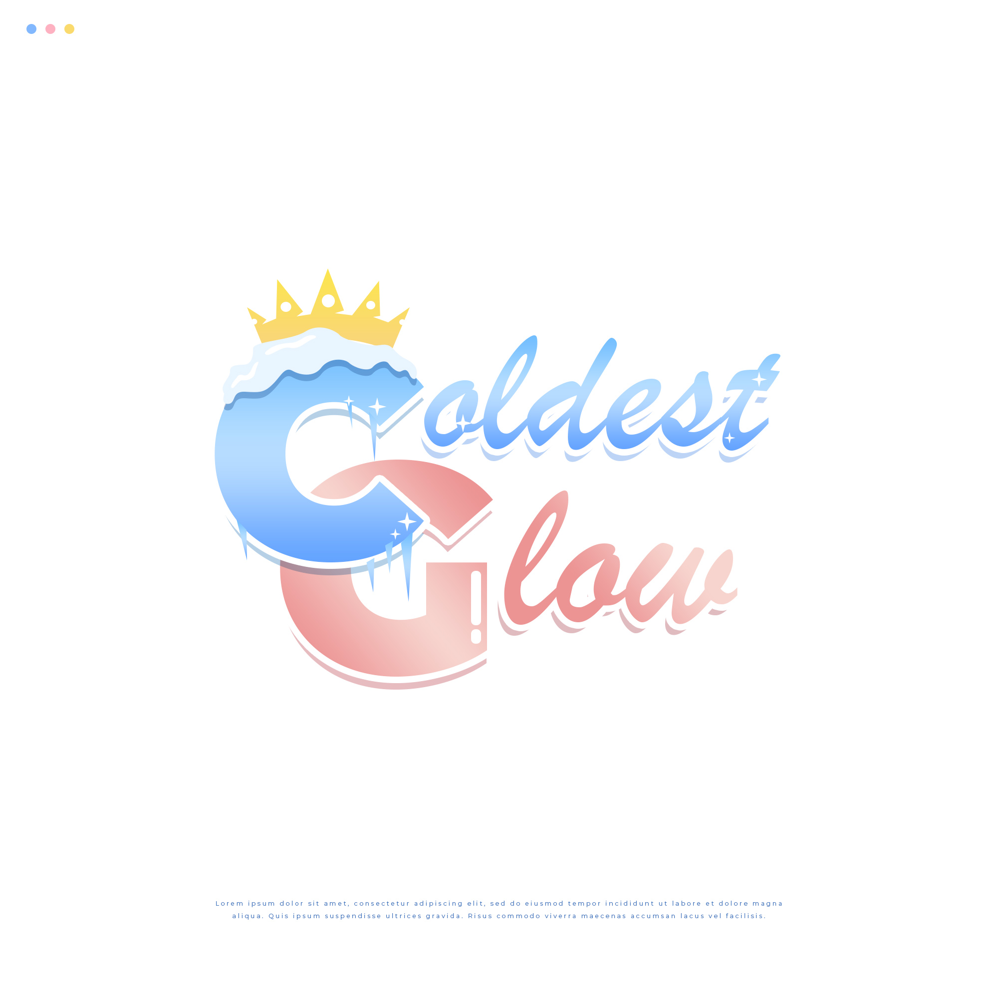 Diseño de Logo por JR Studios para Coldest Glow | Diseño #27427914