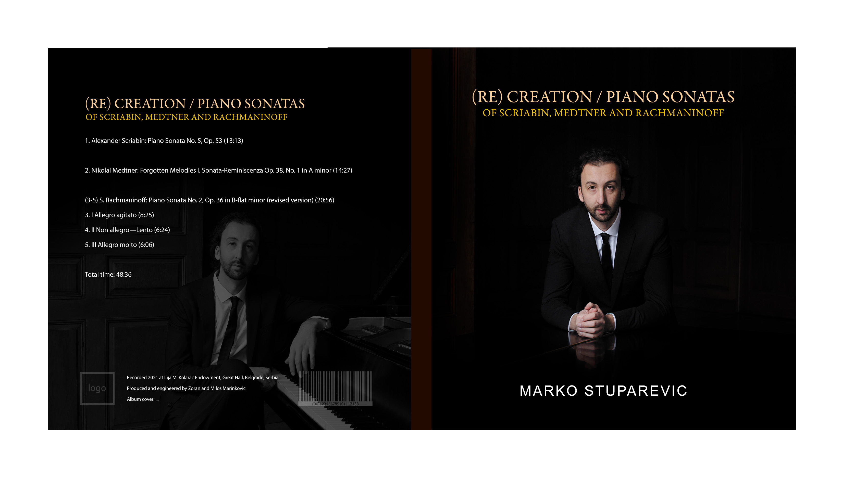 CD-Cover-Design von Cegom1001 für dieses Projekt | Design #27448087