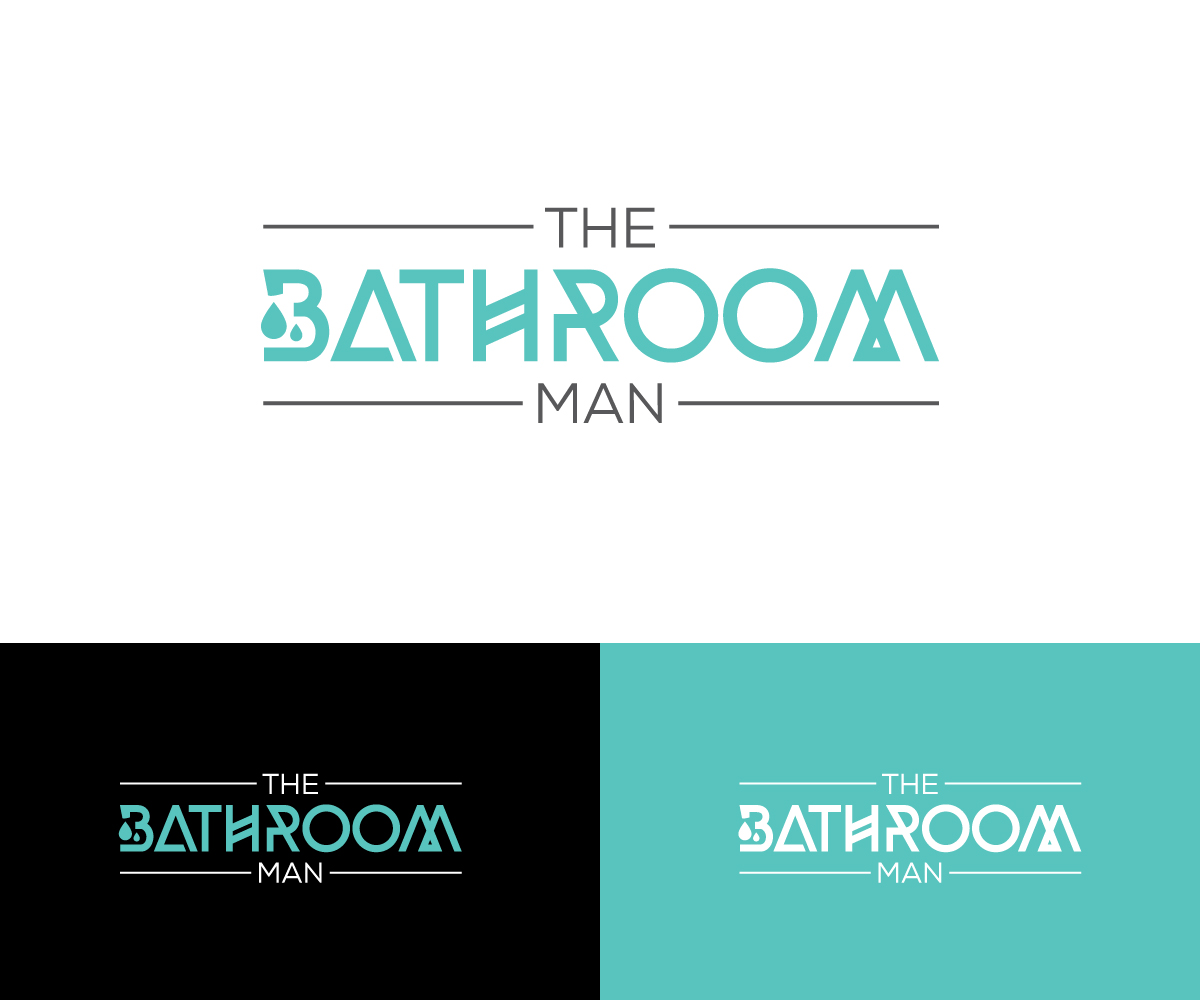 Elegant, Playful Logo Design for The Bathroom Man by mouisrachel ...