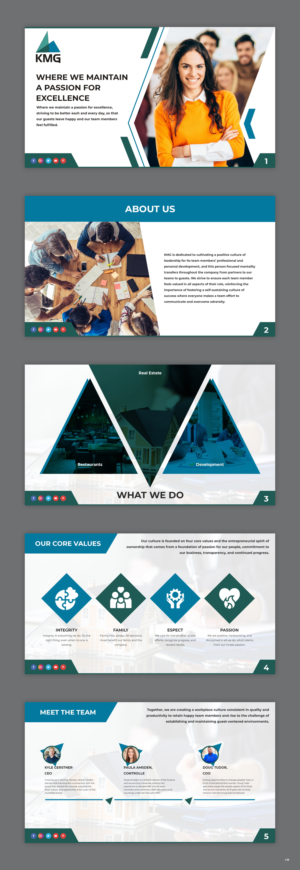 PowerPoint Design by pb for KMG LLC | Design: #27426385