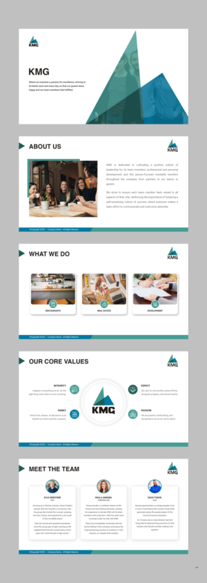 PowerPoint Design by pb for KMG LLC | Design: #27426386