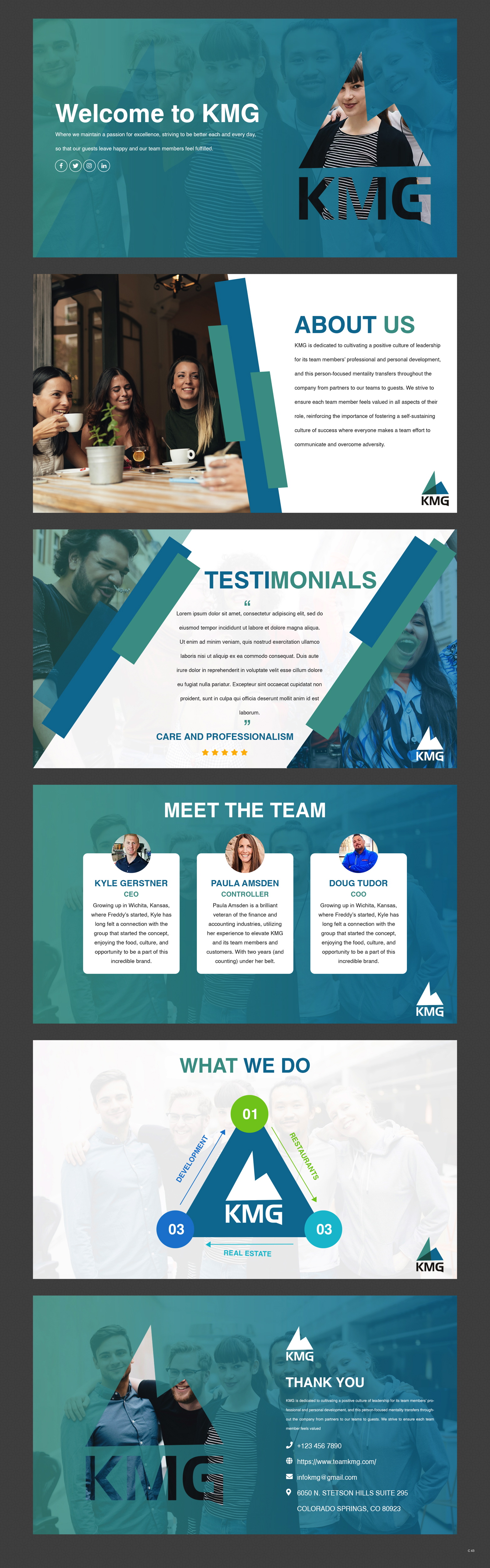 PowerPoint Design by pb for KMG LLC | Design #27426393