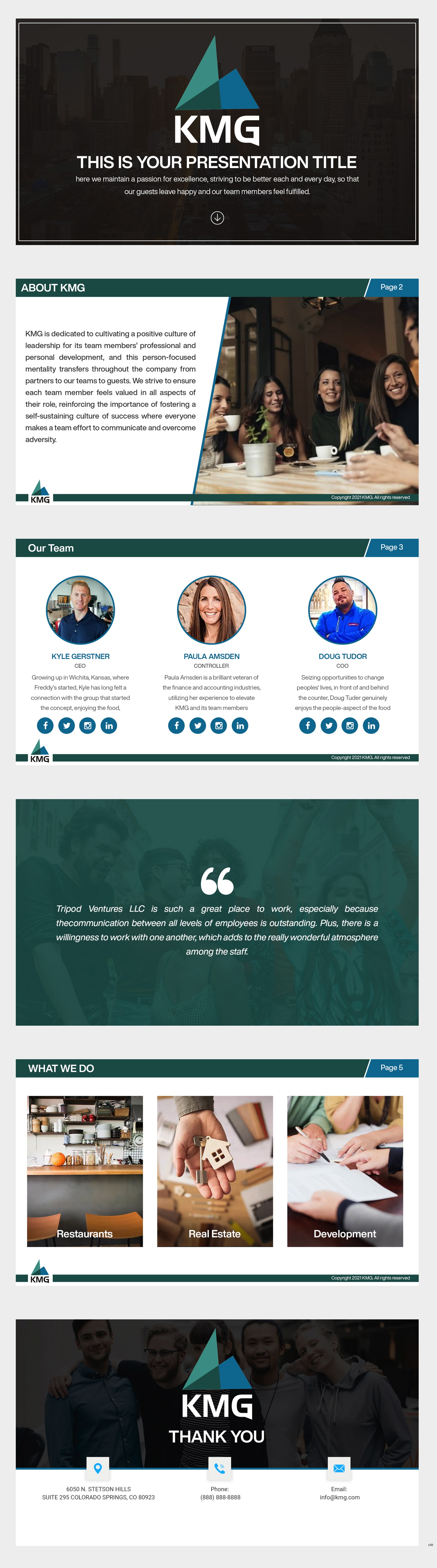 Diseño de PowerPoint por pb para KMG LLC | Diseño #27426394