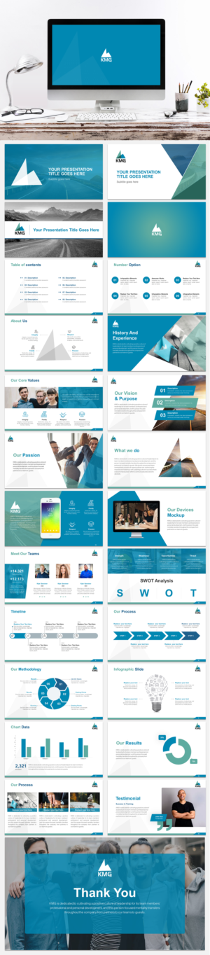 Diseño de PowerPoint por mduarte24 para KMG LLC | Diseño #27427509
