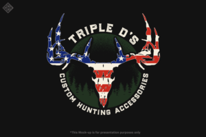 Triple D’s Custom Hunting Accessories | Diseño de Vestimenta por gekgrfx