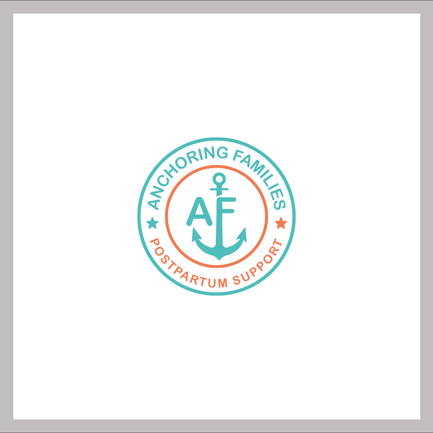 Logo-Design von MG.graphics für Anchoring Families Postpartum Support | Design #27421602