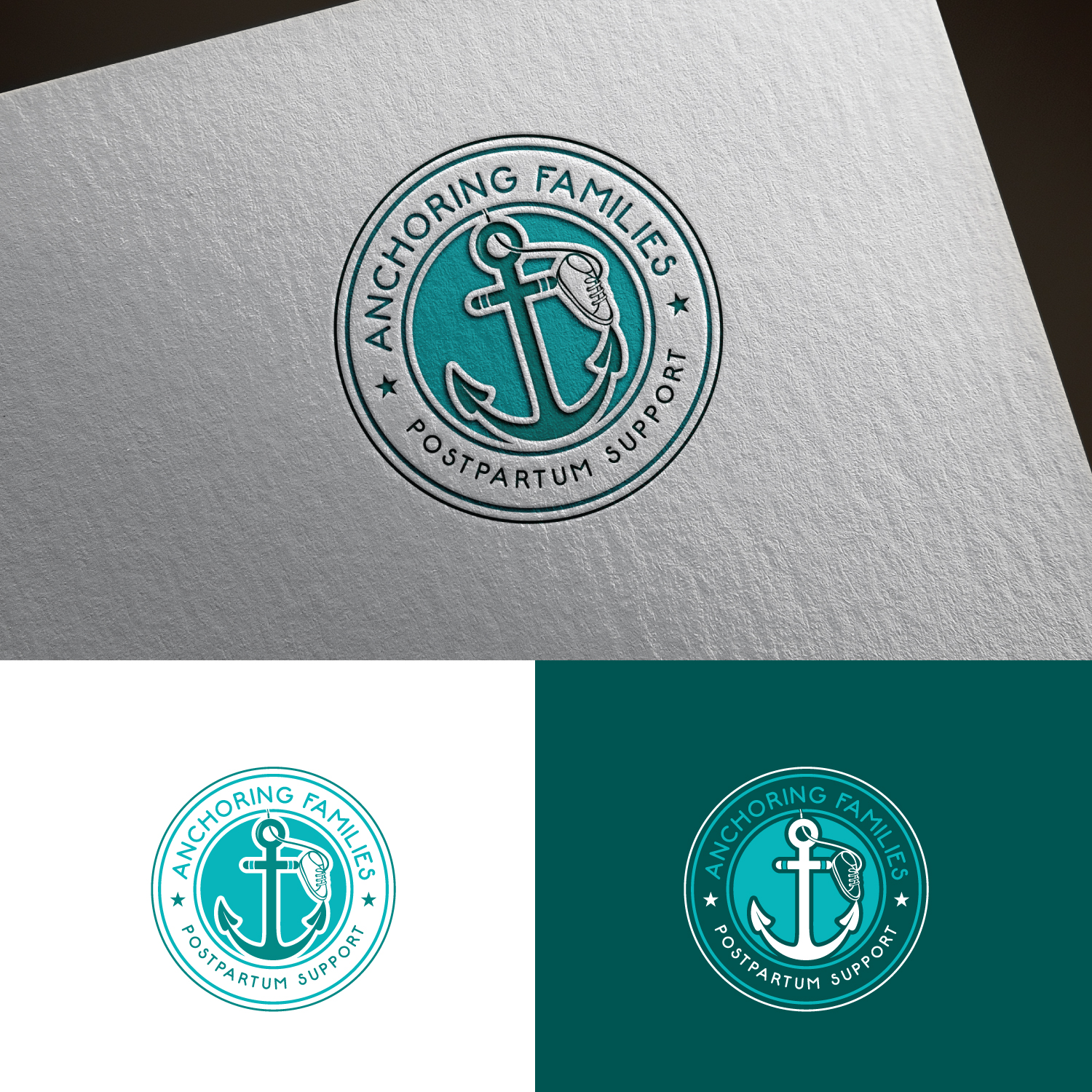 Logo-Design von sankar999 für Anchoring Families Postpartum Support | Design #27417892