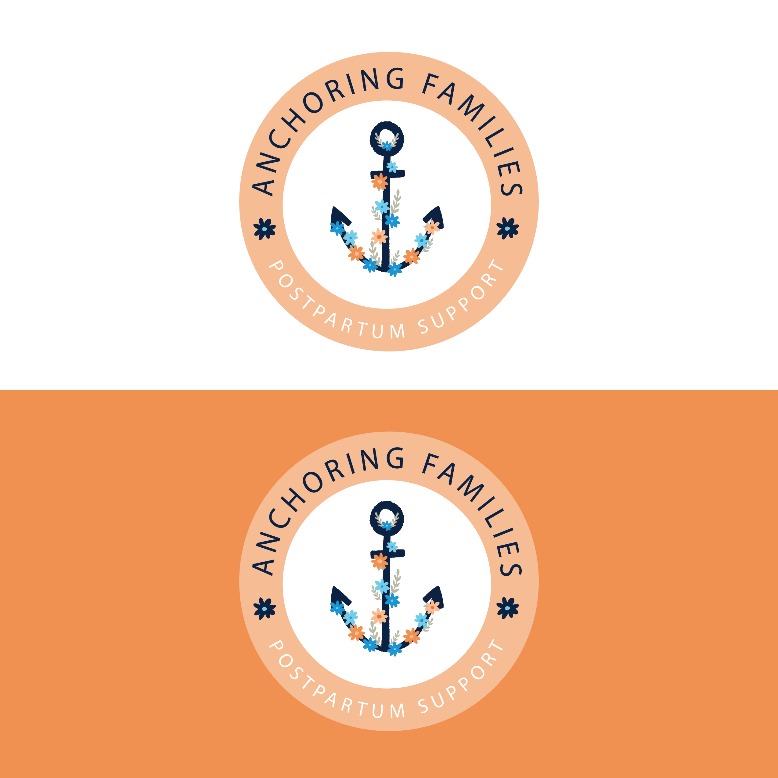 Logo Design by Skooch Creative for Anchoring Families Postpartum Support | Design #27422468