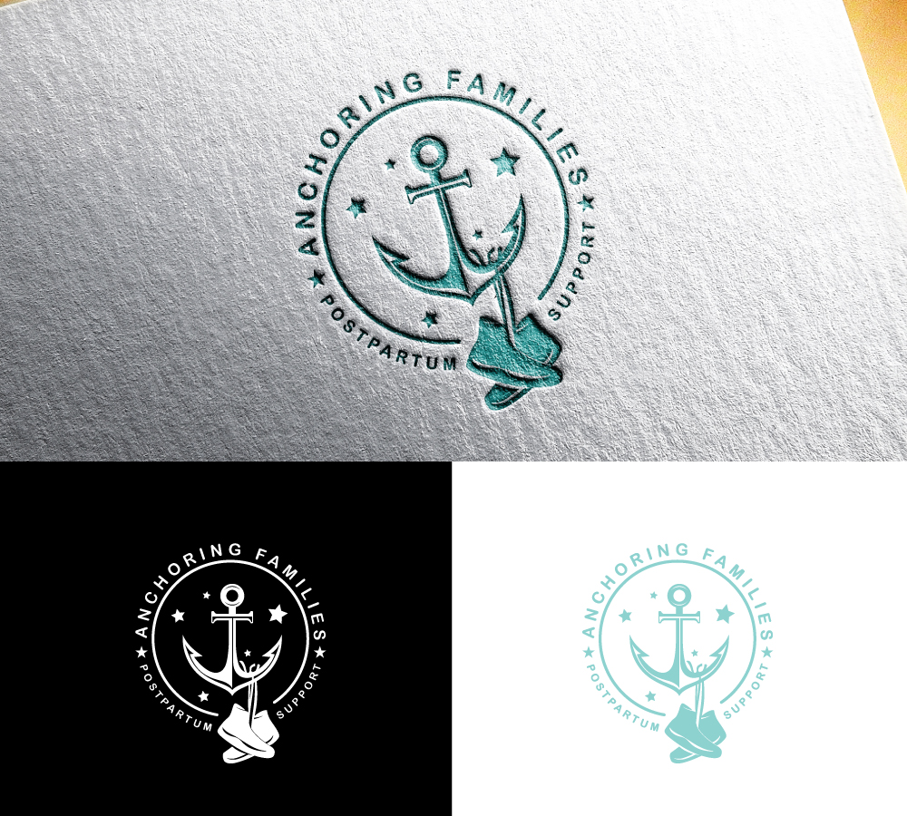 Diseño de Logo por step forward 2 para Anchoring Families Postpartum Support | Diseño #27419025