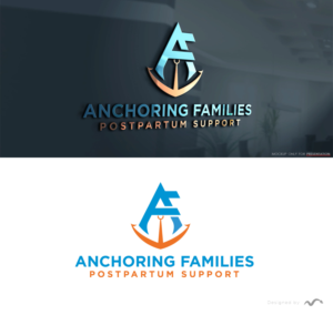 I envision a round logo with an anchor in the middle and the words 