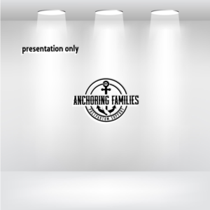 I envision a round logo with an anchor in the middle and the words 