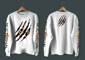 T-shirt Design by Wonderful design for Nocturnal Beasts | Design: #27450180