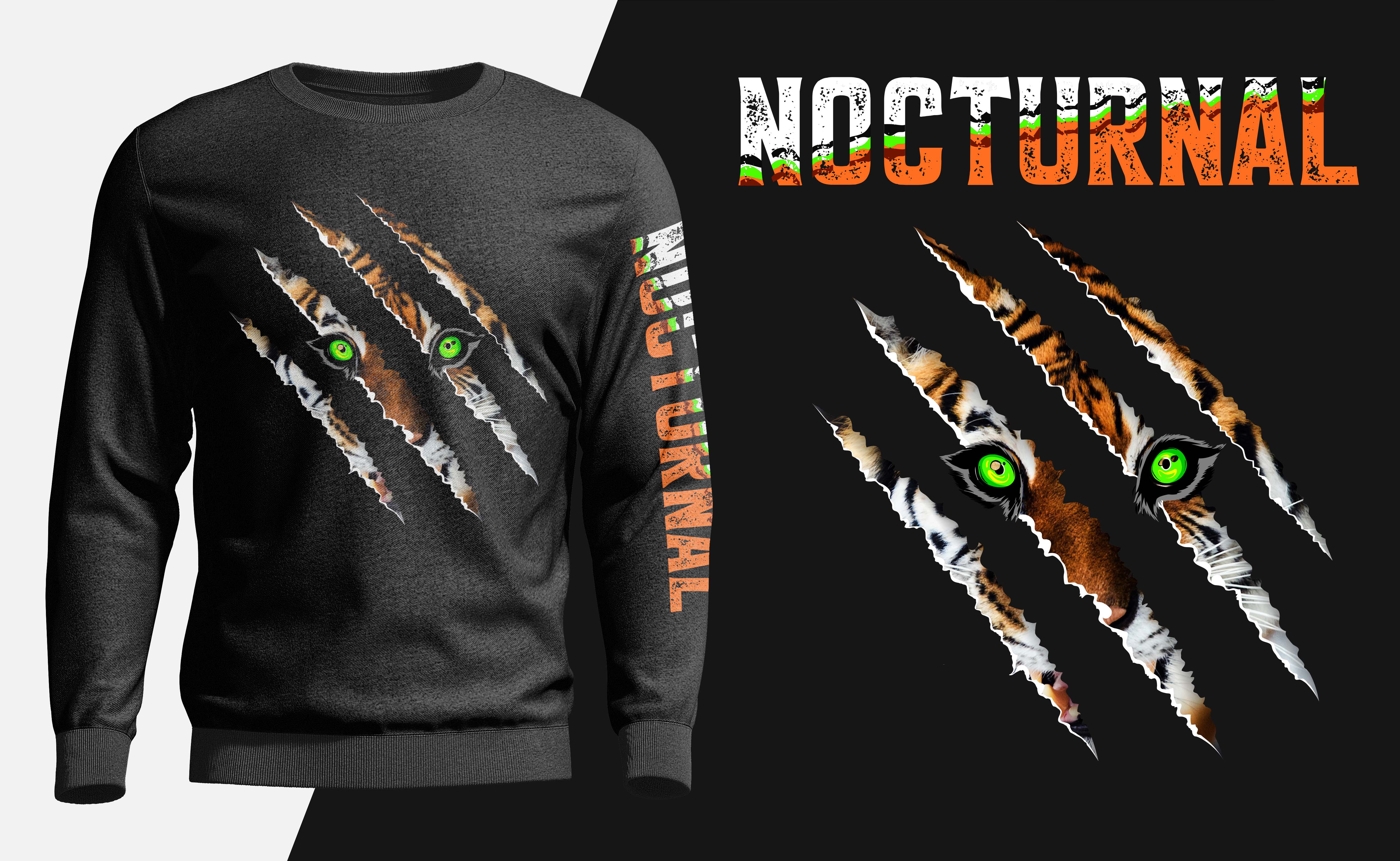 Design de T-shirt par Ismail Hossain pour Nocturnal Beasts | Design #27431921