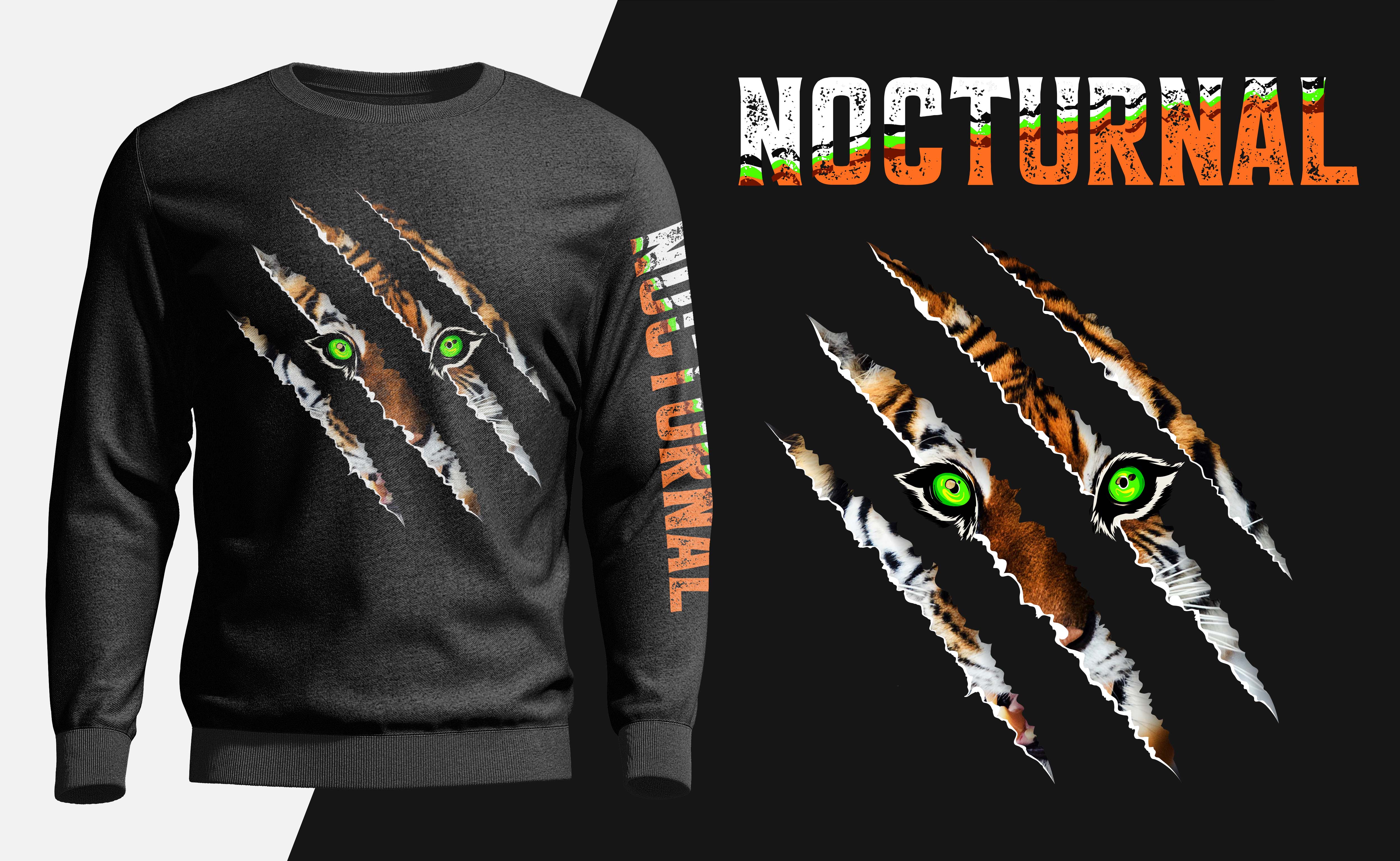Design de T-shirt par Ismail Hossain pour Nocturnal Beasts | Design #27442347