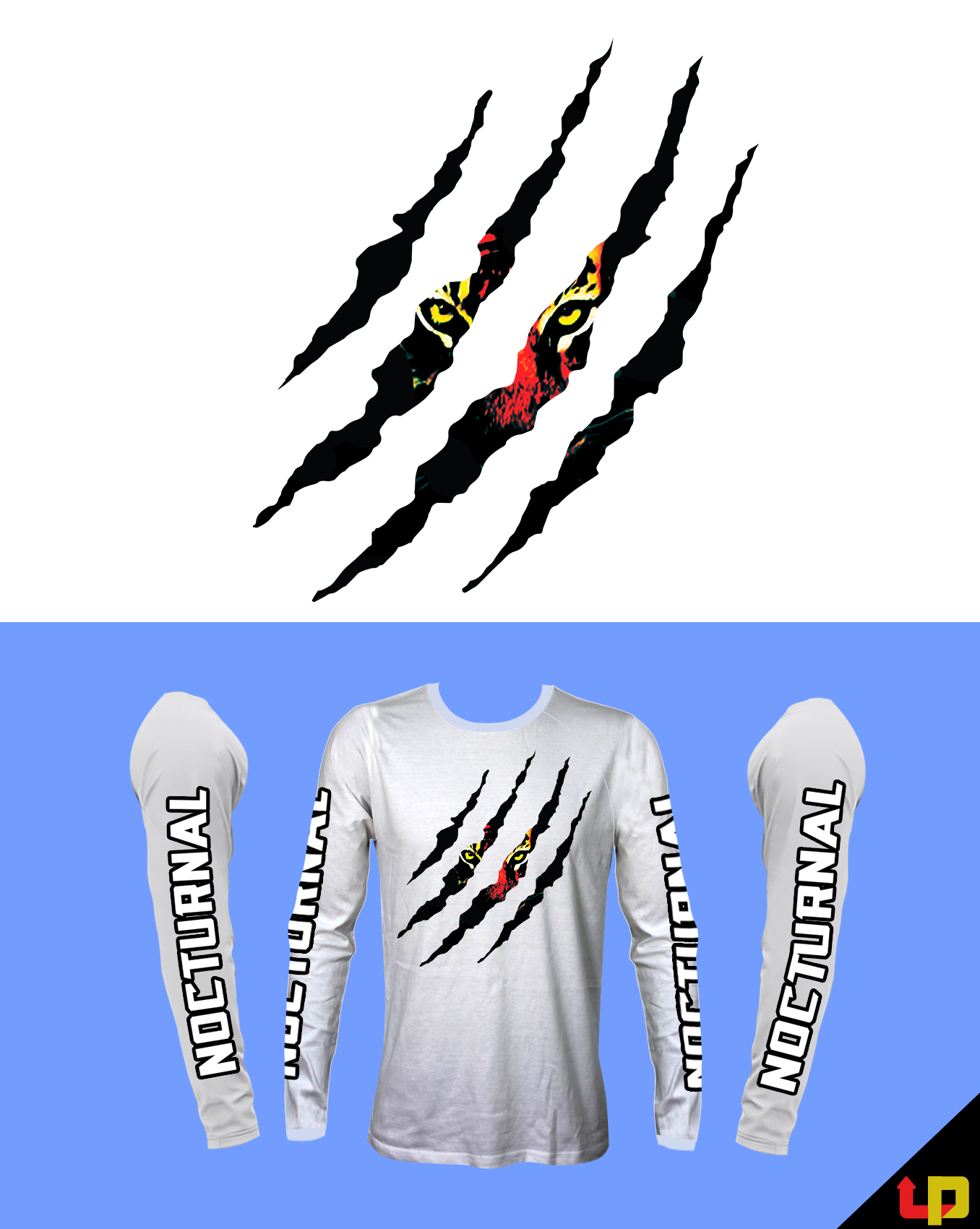 T-shirt Design by Uprinteez for Nocturnal Beasts | Design #27478088