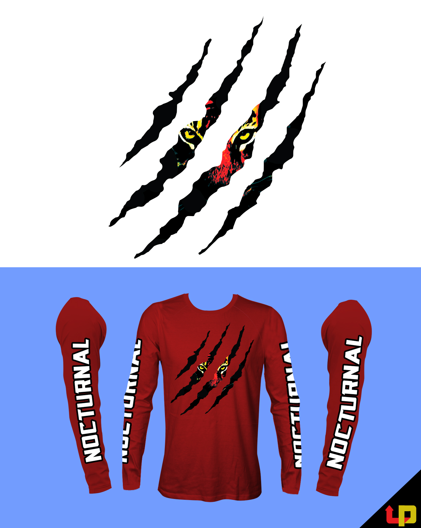 Design de T-shirt par Uprinteez pour Nocturnal Beasts | Design #27478089