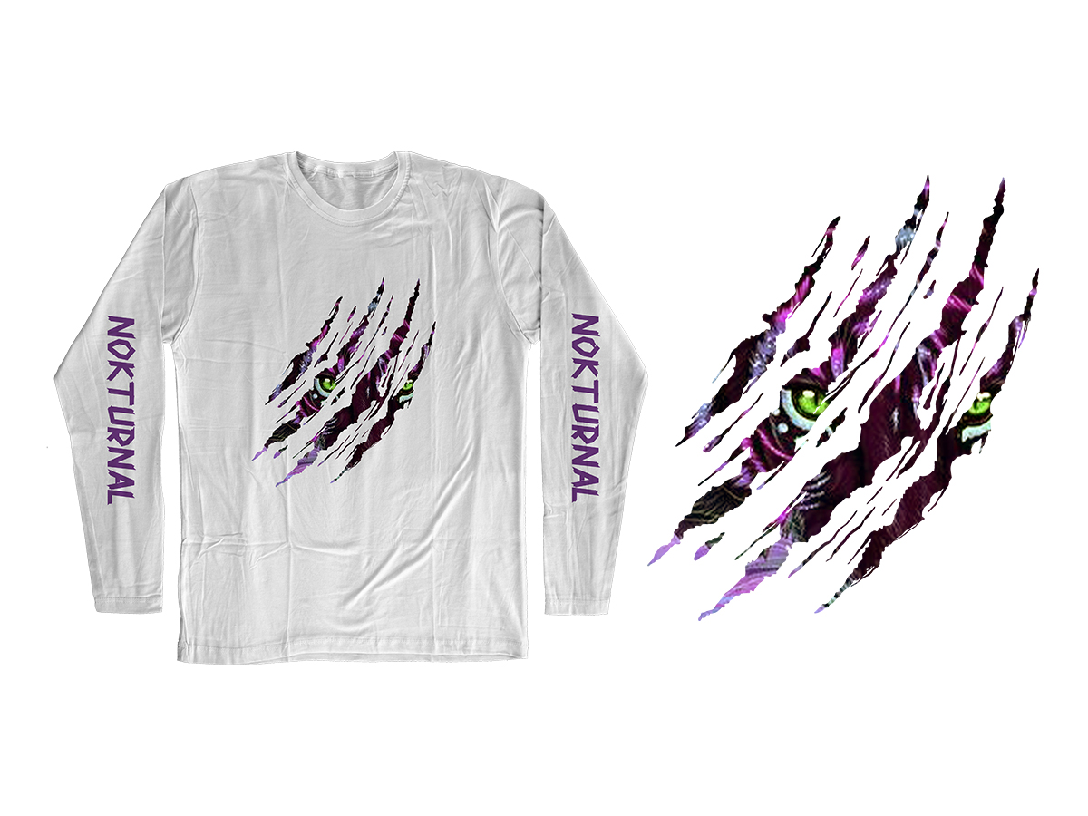 T-Shirt-Design von saekarepe für Nocturnal Beasts | Design #27488972