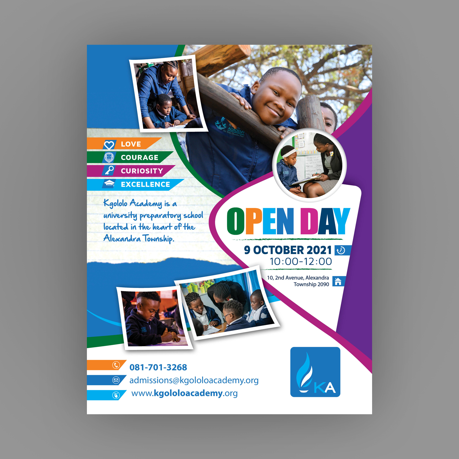 Graphic Design by Mariyam Khan for Kgololo Academy | Design #27446571