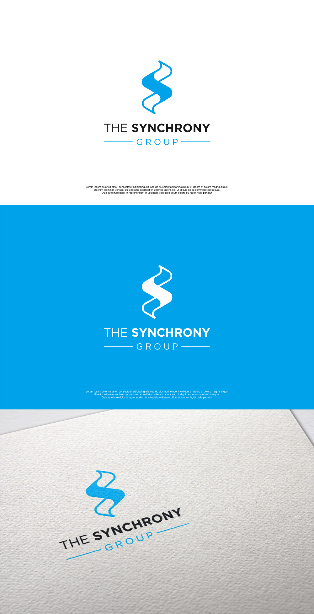 Logo Design by MASH Std for The Synchrony Group, LLC | Design #27422907