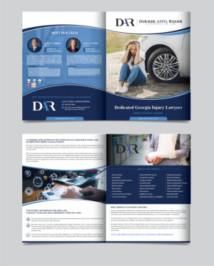 Personal Injury  Attorney Marketing Brochure to Medical Providers | Diseño de Brochure por alex989