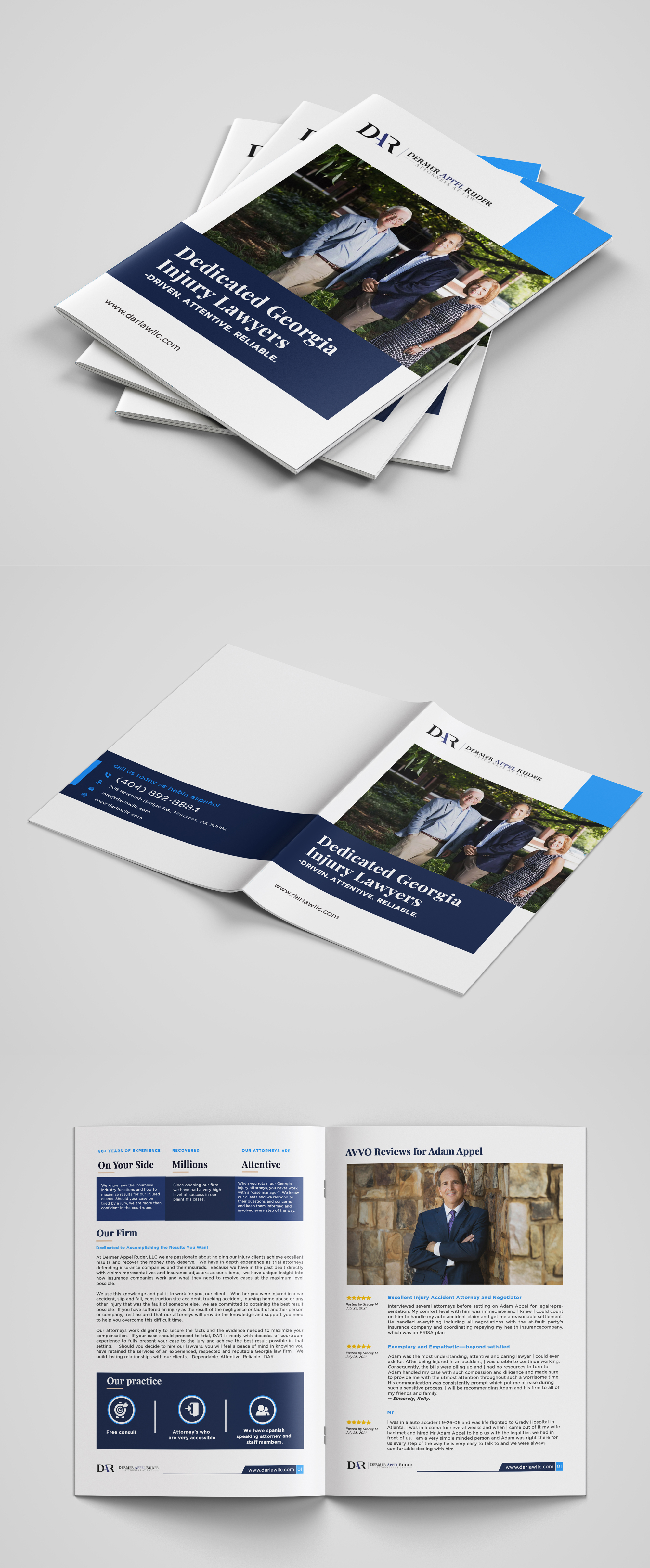 Brochure Design by debdesign for Dermer Appel Ruder, LLC | Design #27434092