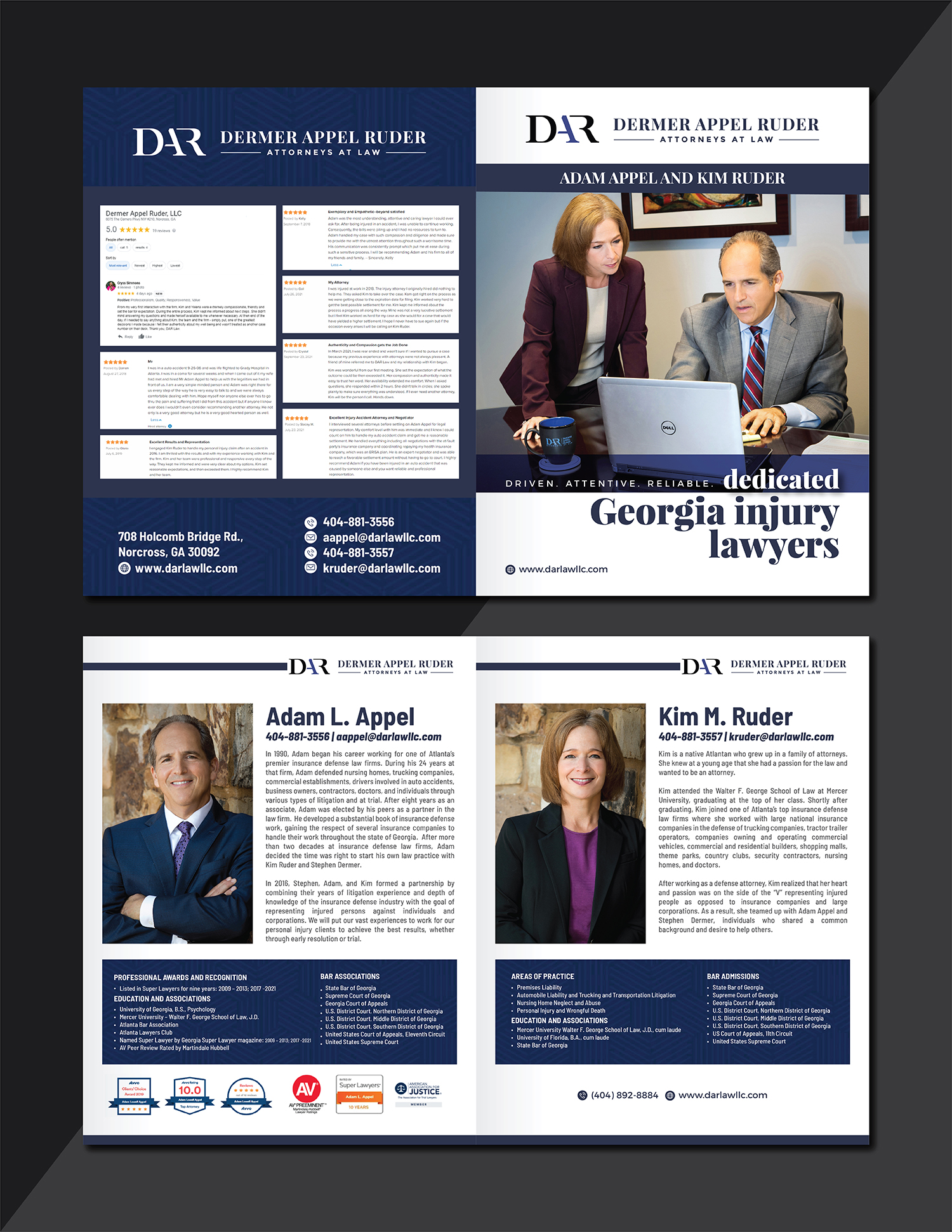 Brochure Design by Deziners Zone for Dermer Appel Ruder, LLC | Design #27429703