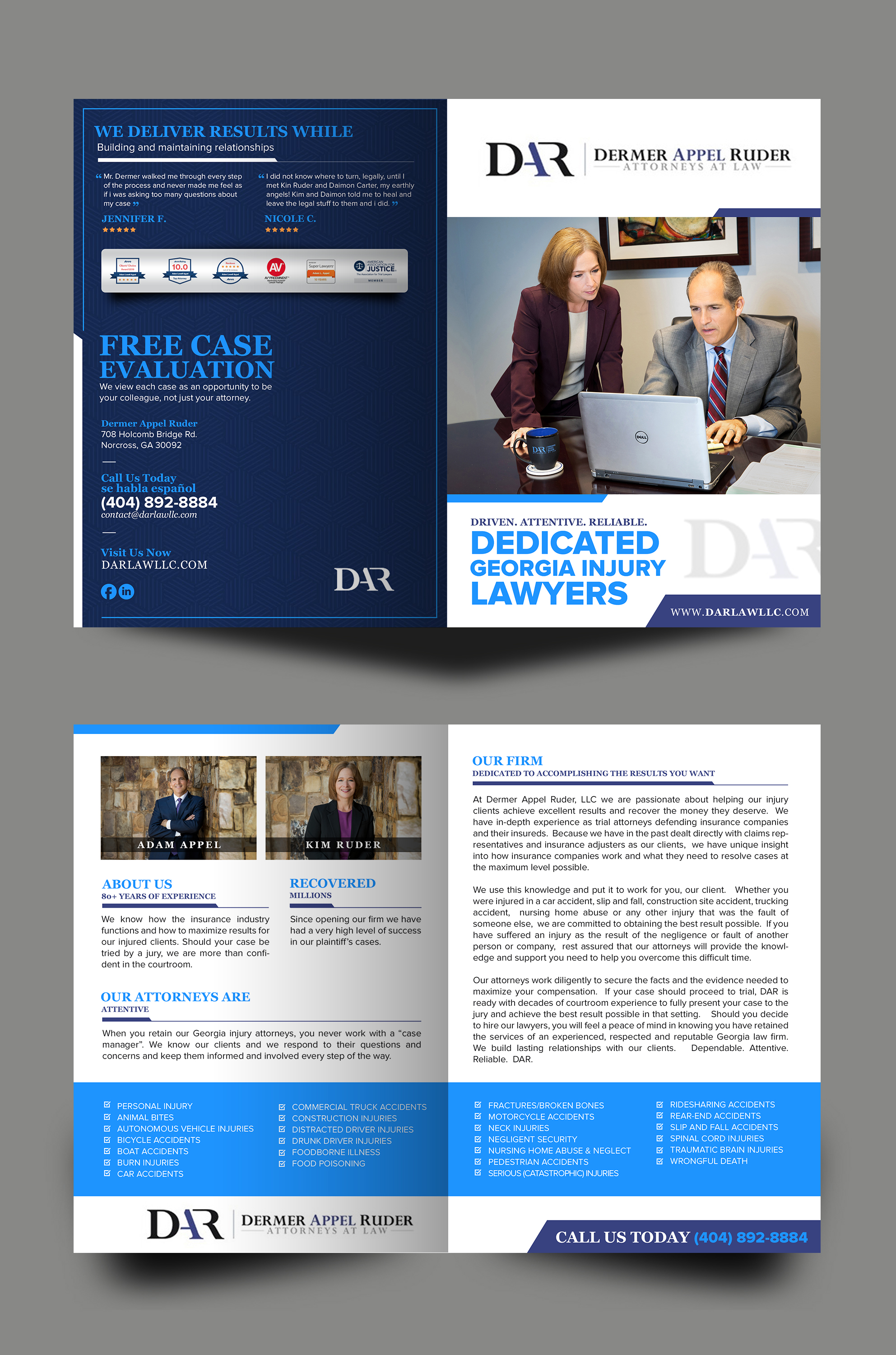 Brochure Design by chandrayaan.creative for Dermer Appel Ruder, LLC | Design #27424878