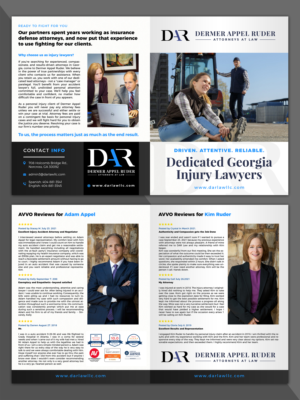 Personal Injury  Attorney Marketing Brochure to Medical Providers | Diseño de Brochure por SAI DESIGNS