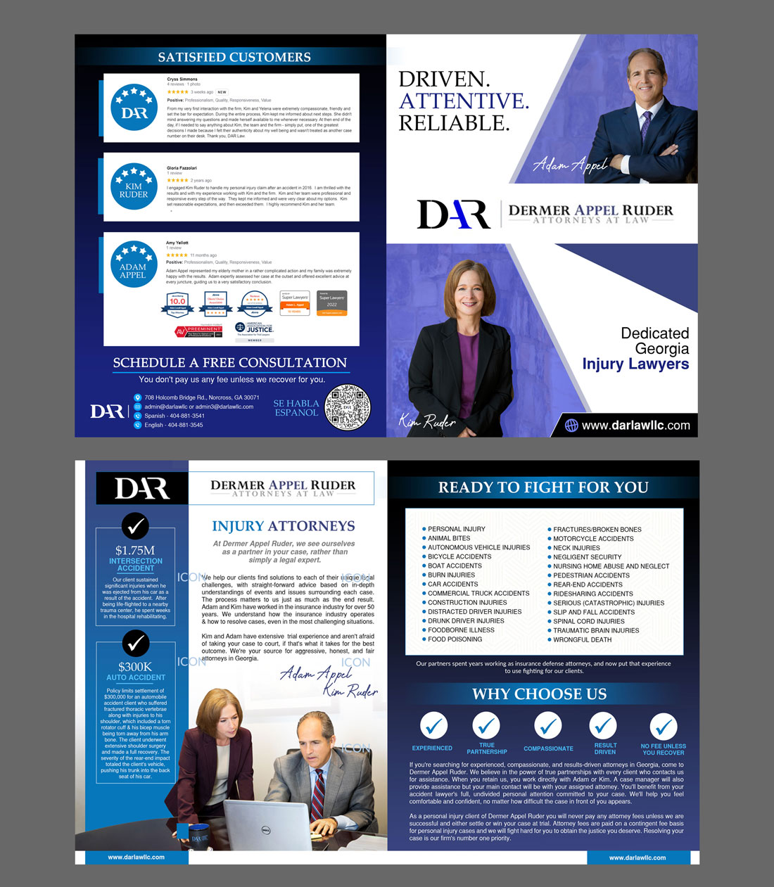 Design de Brochure par DA. pour Dermer Appel Ruder, LLC | Design #27509565