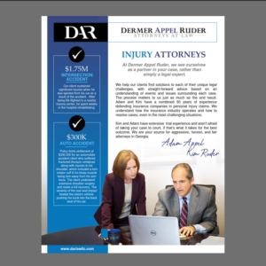 Brochure Design by DA. for Dermer Appel Ruder, LLC | Design: #27525924