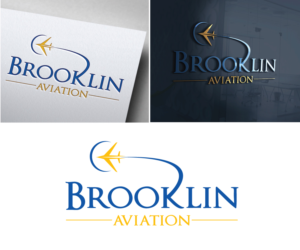 Brooklin Aviation | Logo Design by HEAVEN ART