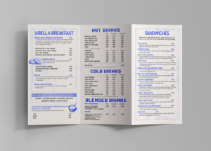Menu Design by mrmrnjr for LaBella Bean | Design: #27429233