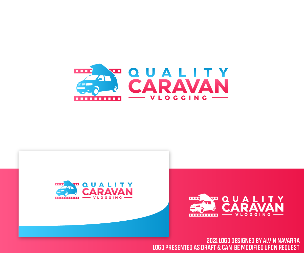 Logo Design by alvinnavarra for Caravan Vlogger | Design #27465490