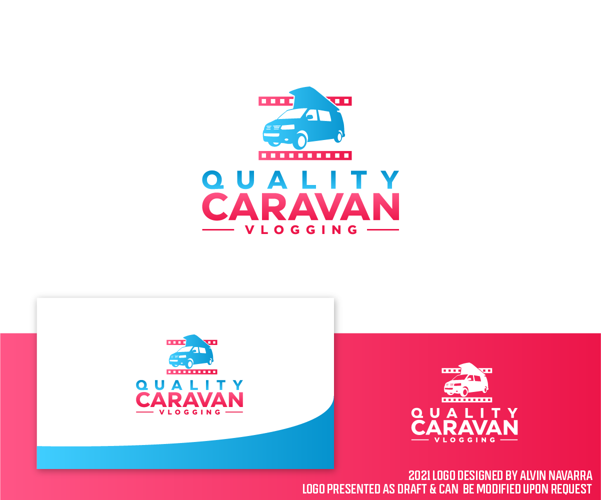 Logo Design by alvinnavarra for Caravan Vlogger | Design #27465493