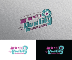 Quality Caravan Vlogging | Logo Design by Iris 3