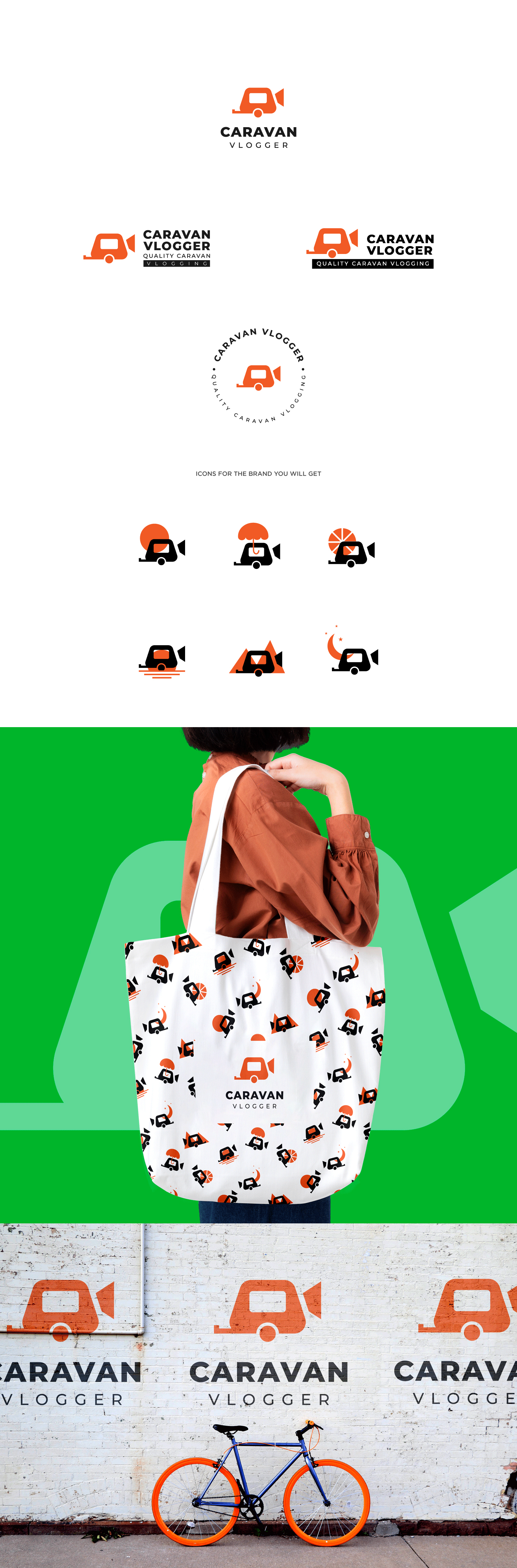 Logo-Design von Moon Design. für Caravan Vlogger | Design #27471730