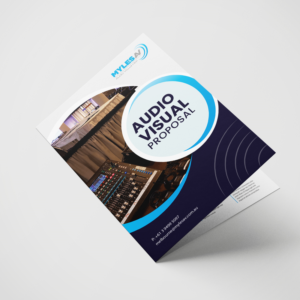 Brochure folder for audio visual proposals | Diseño de Brochure por Maxo-Biz