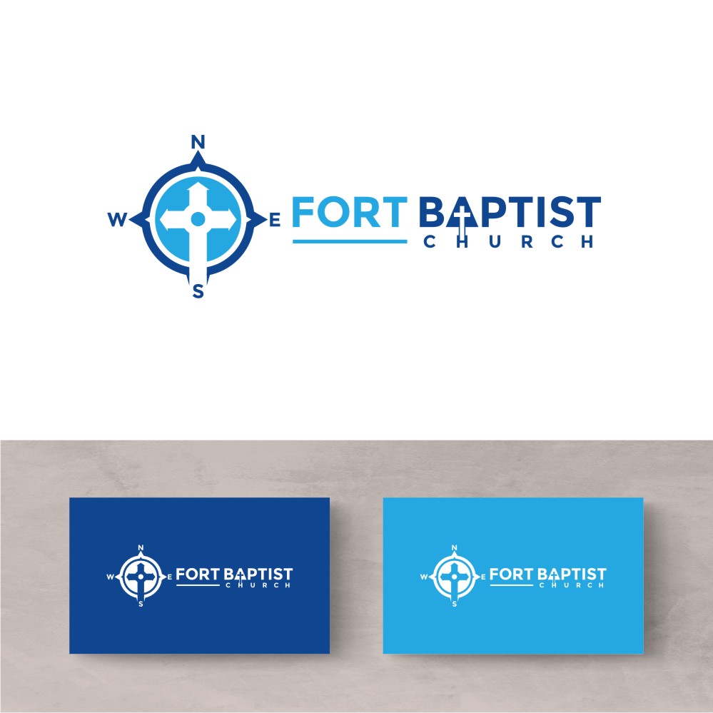 Logo Design by south door for Fort Baptist Church | Design #27547344