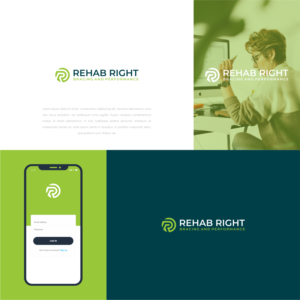 Rehab Right (and then under that I want in smaller writing “Bracing and Performance”) | Logo Design by sonimaulana.dc