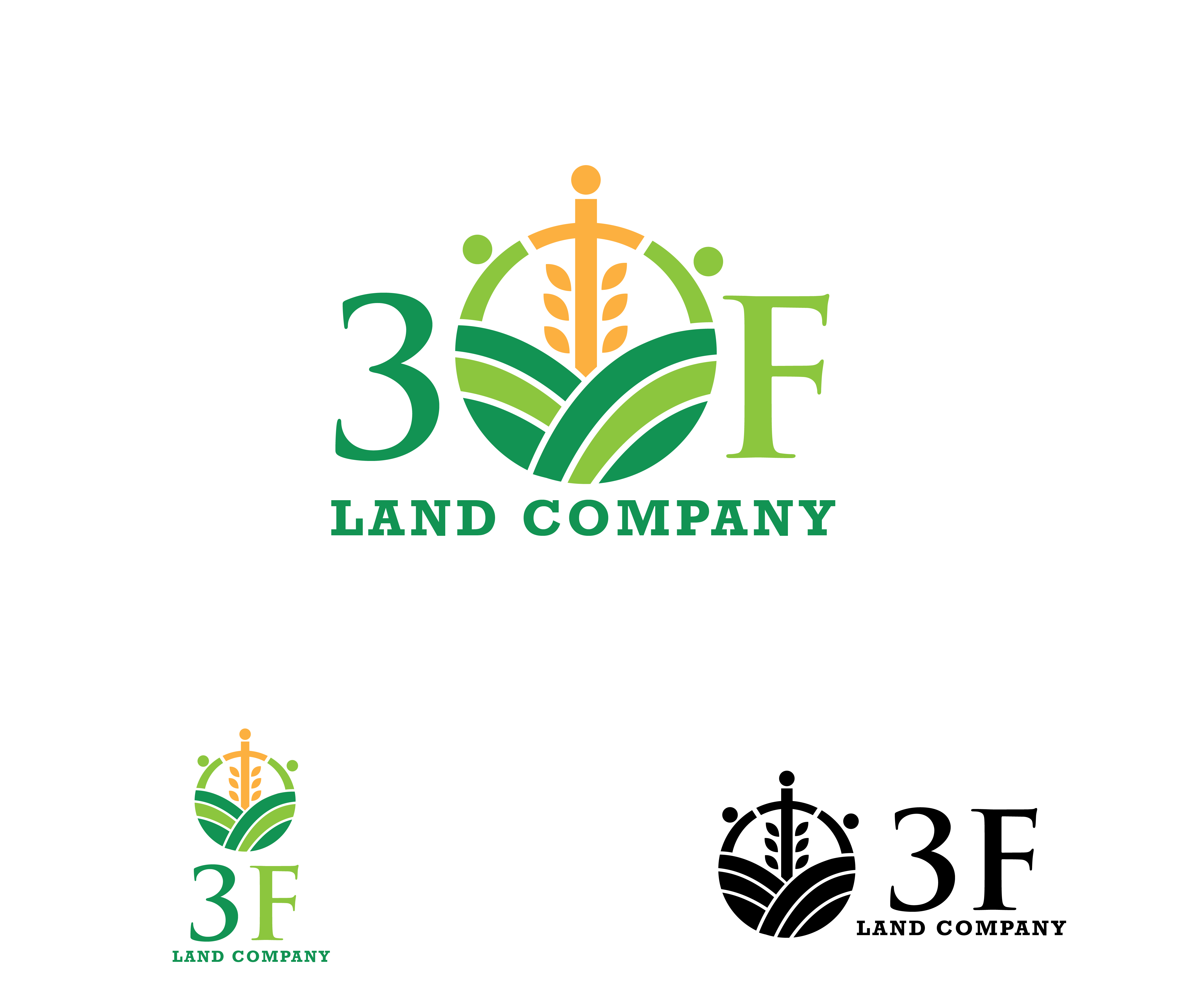 Logo Design by renderman for 3F Land Company | Design #27427026