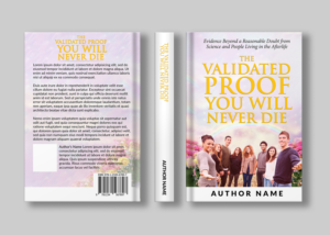 Book cover for the book The Validated Proof You Will Never Die | Buchumschlag Design von CreaTVIT