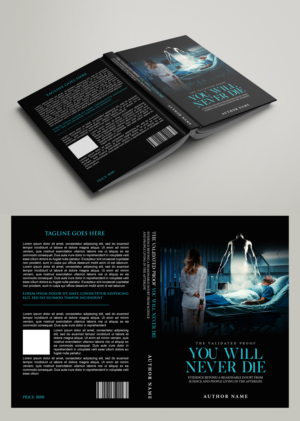 Book cover for the book The Validated Proof You Will Never Die | Buchumschlag Design von Graphic Storm