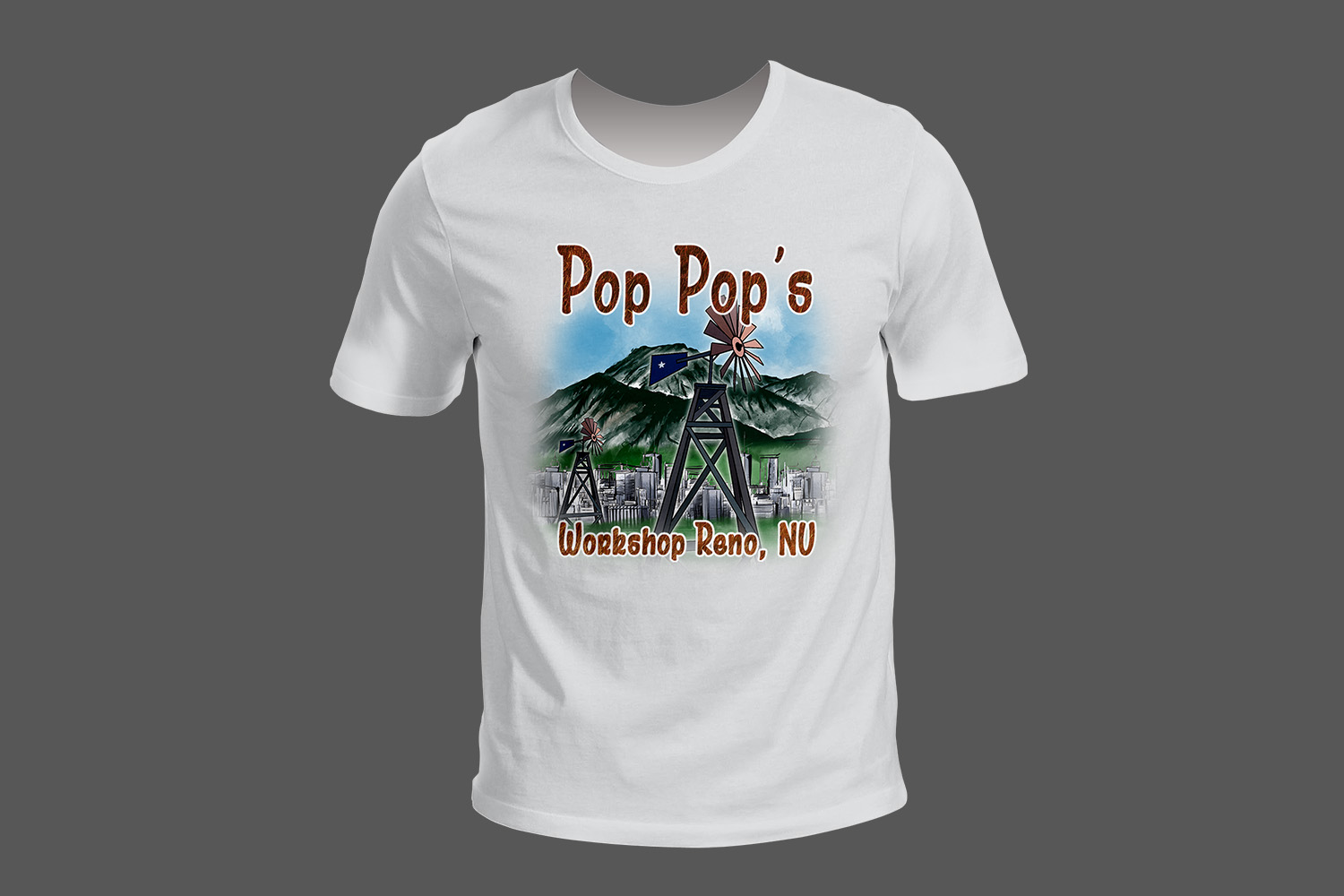 T-shirt Design by Lanka Ama for Pop Pop's Work Shop | Design #27446026