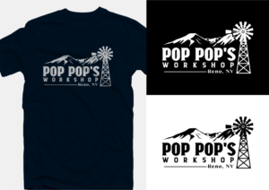 Pop Pop's Workshop  Reno, NV | T-Shirt-Design von ammar_ed