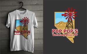 T-Shirt-Design von yohe.yh80 für Pop Pop's Work Shop | Design #27441975